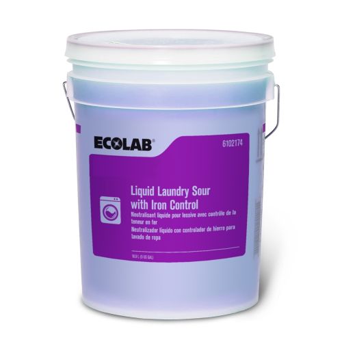 Ecolab® Liquid Laundry Sour with Iron Control, 5 Gallon, #6102174
